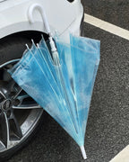 blue aquarium umbrella