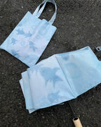 blue aquarium umbrella