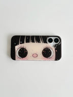 glittery eye phone case