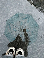 blue aquarium umbrella