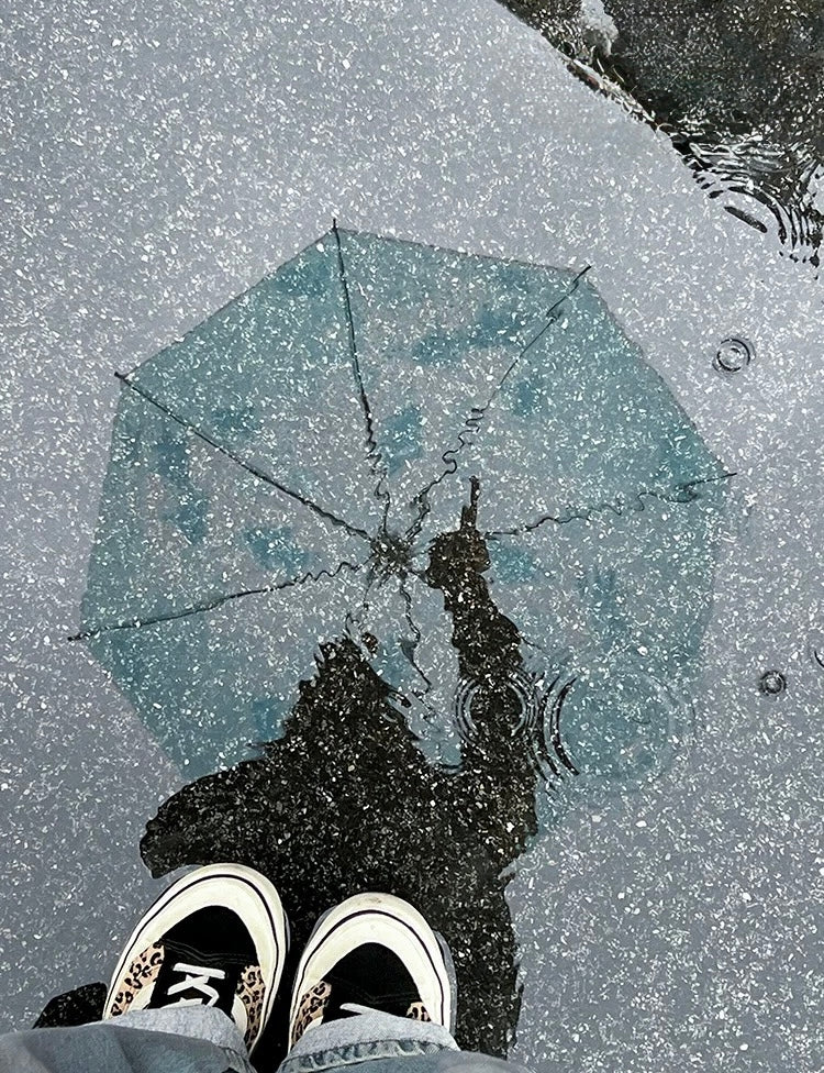 blue aquarium umbrella