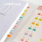 mini bookmark sticker