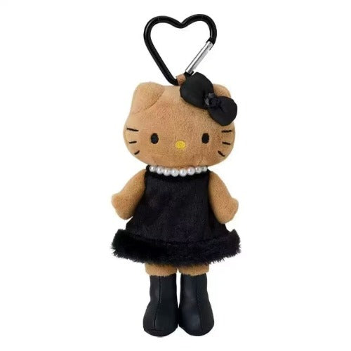 kitty in dress keychain