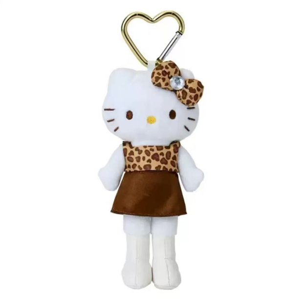 kitty in dress keychain