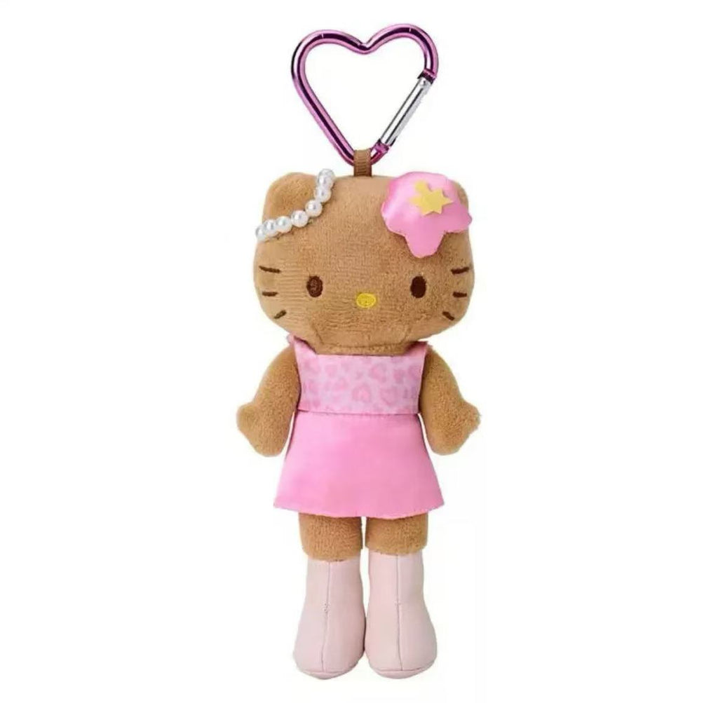 kitty in dress keychain