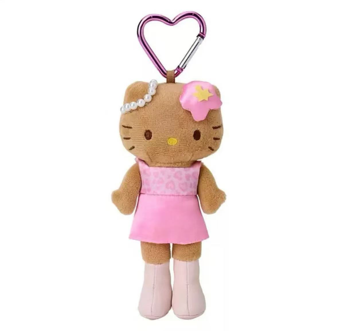 kitty in dress keychain