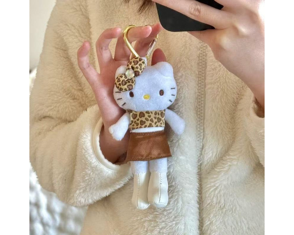 kitty in dress keychain