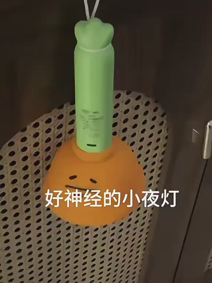 carrot plunger lamp