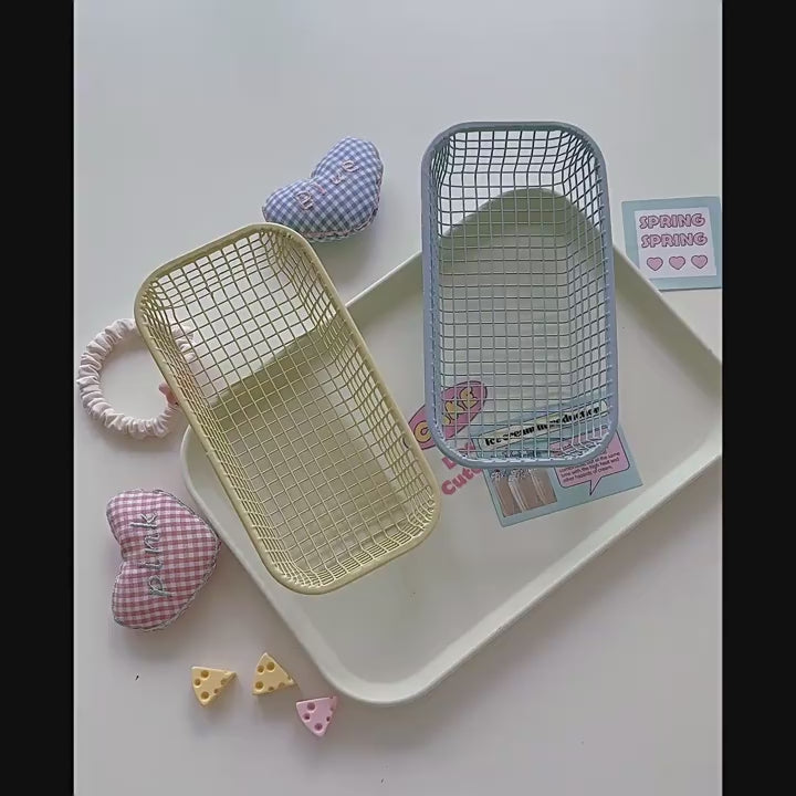 cute mesh basket